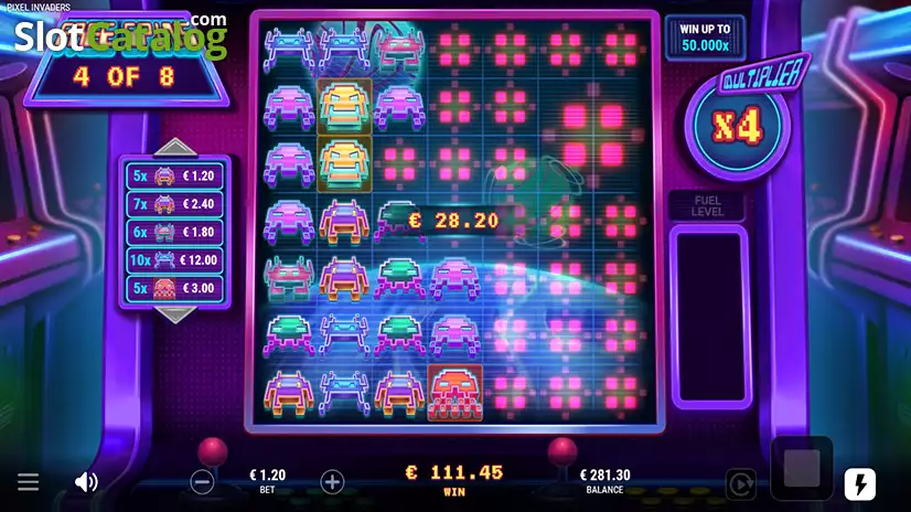 Pixel Invaders Free Spins