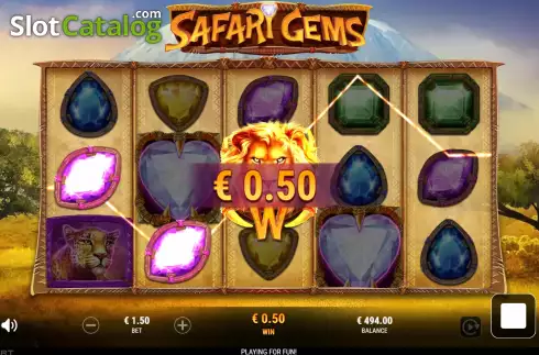 Captura de tela3. Safari Gems slot