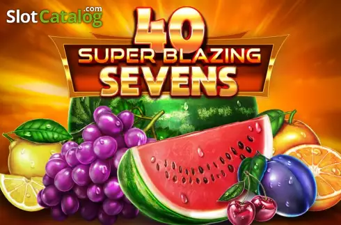 40 Super Blazing Sevens Machine à sous