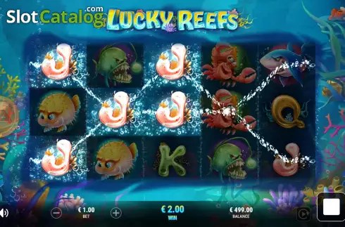 Écran4. Lucky Reefs Machine à sous