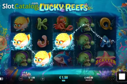 Win Screen 2. Lucky Reefs slot