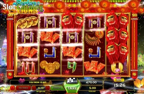 Schermo5. Fortune Lions (GameArt) slot