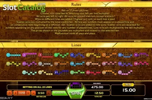 Schermo9. Gold Of Ra (GameArt) slot
