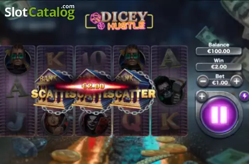 Bildschirm3. Dicey Hustle slot