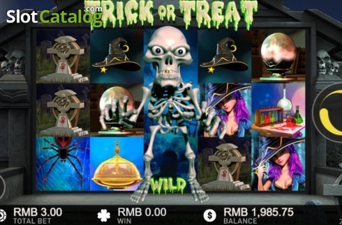 Game Screen. Trick or Treat (GamePlay) slot