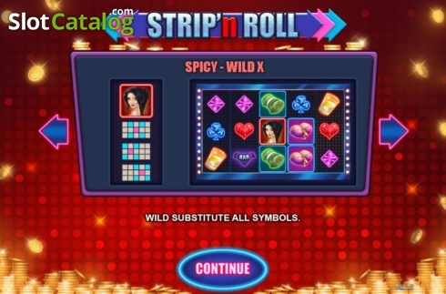 画面2. Strip 'n Roll カジノスロット