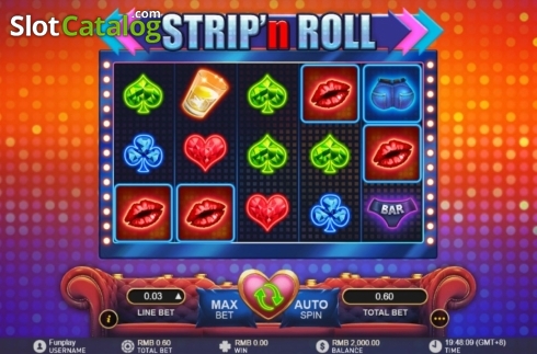 画面3. Strip 'n Roll カジノスロット