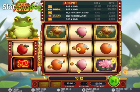Win Screen 1. Leap Of Fortune slot