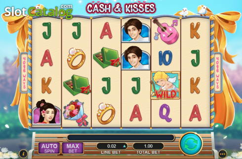 Bildschirm2. Cash And Kisses slot