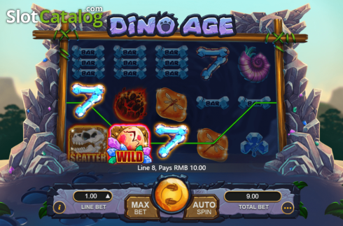 画面5. Dino Age カジノスロット