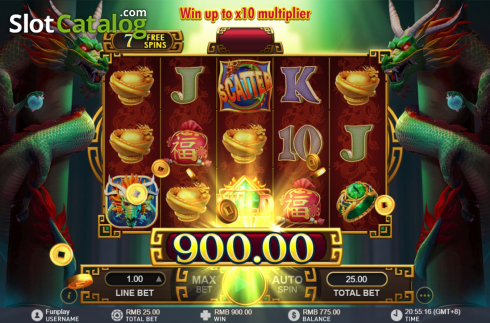 Free Spins. Fortune Dragon (GamePlay) slot