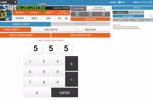 Game screen 2. Sabaidee Lottery slot