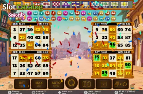Bildschirm4. Senorita Bingo slot