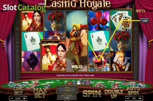 Screen 2. Casino Royale (GamePlay) slot