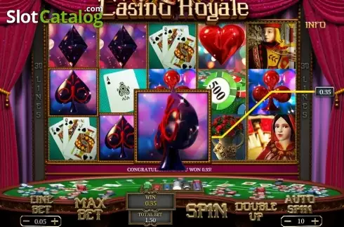 Écran 4. Casino Royale (GamePlay) Machine à sous