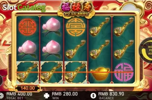 Bildschirm 6. Fu Lu Shou (GamePlay) slot