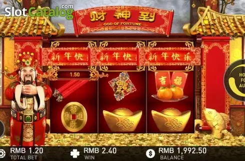Ecranul 4. God of Fortune (GamePlay) slot