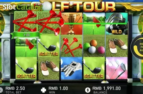 Schermo 4. Golf Tour slot