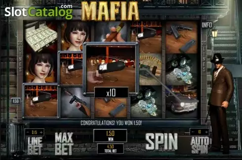 Pantalla 2. Mafia (GamePlay) Tragamonedas 