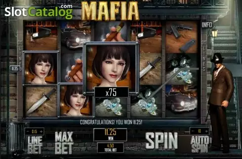 Schermo 3. Mafia (GamePlay) slot