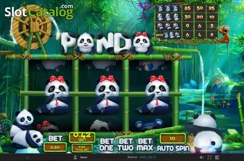 Οθόνη 2. Panda (GamePlay) Κουλοχέρης 