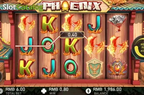 Ekran 3. Phoenix (GamePlay) yuvası