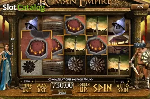Ekran 2. Roman Empire (GamePlay) yuvası