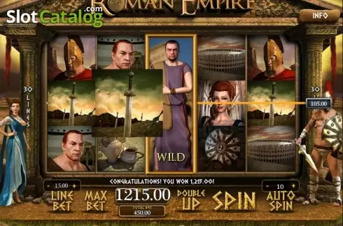Écran 3. Roman Empire (GamePlay) Machine à sous