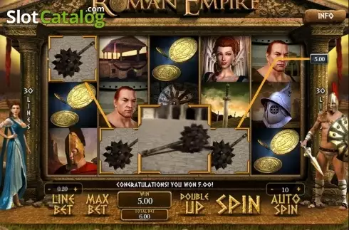 Pantalla 4. Roman Empire (GamePlay) Tragamonedas 