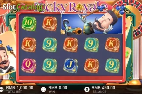 Reel screen. Lucky Royale slot