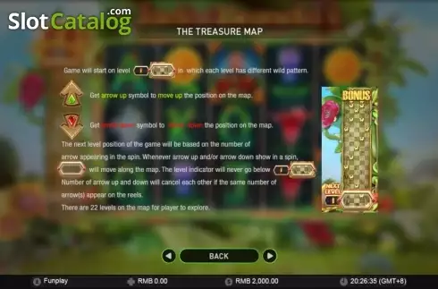 Paytable 4. Wilds and the Beanstalk slot