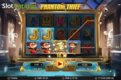 Win screen. Phantom Thief slot