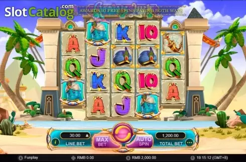 Main game. Genie's Luck slot
