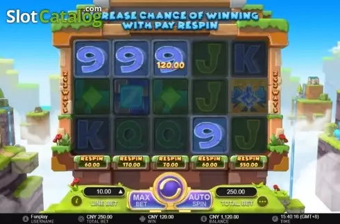 Bildschirm3. Money Monkey slot