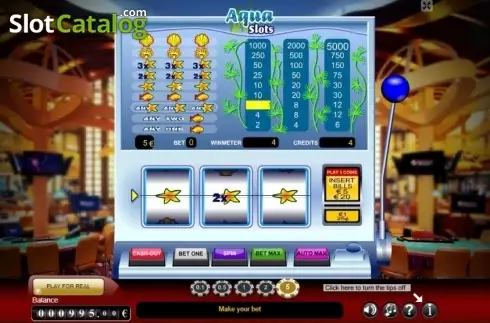Win Screen. Aqua Slot slot