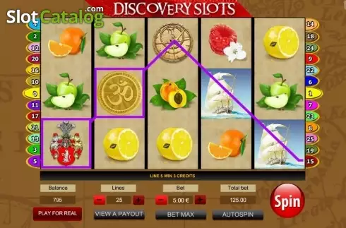 画面3. Discovery Slots カジノスロット