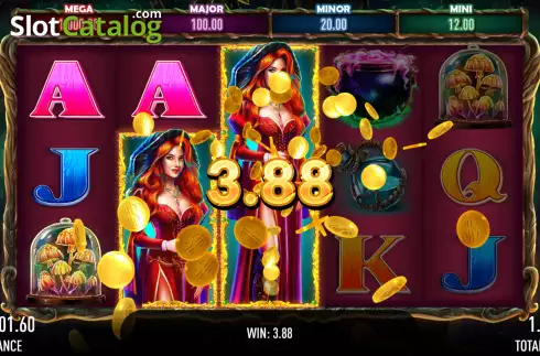 Win screen 2. Witch Treasures slot