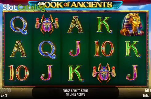 Reel screen. Book of Ancients slot