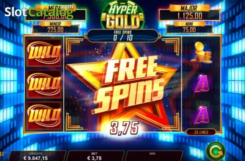 Free Spins 1. Hyper Gold slot