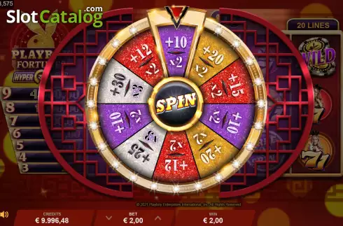 Free Spins 1. Playboy Fortunes HyperSpins slot