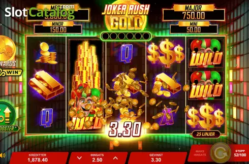 Win Screen 2. Joker Rush Gold slot
