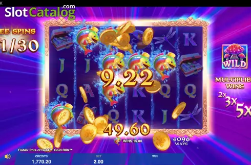 Bildschirm9. Fishin' Pots of Gold: Gold Blitz slot