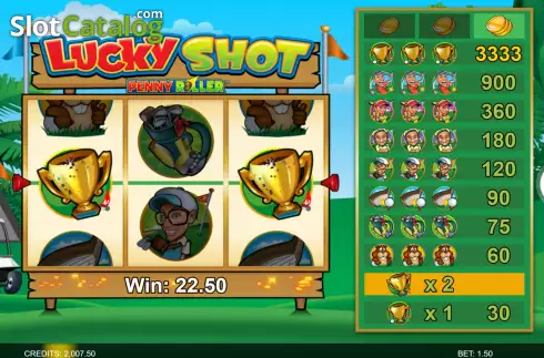 画面4. Lucky Shot (Games Global) カジノスロット