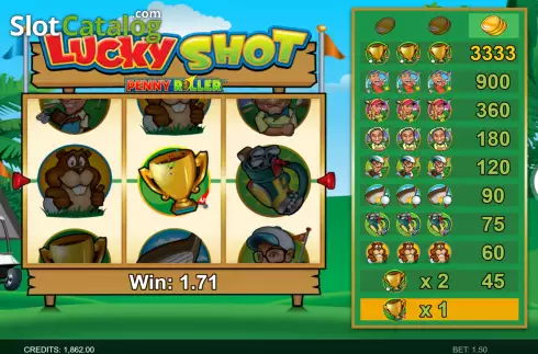 画面5. Lucky Shot (Games Global) カジノスロット