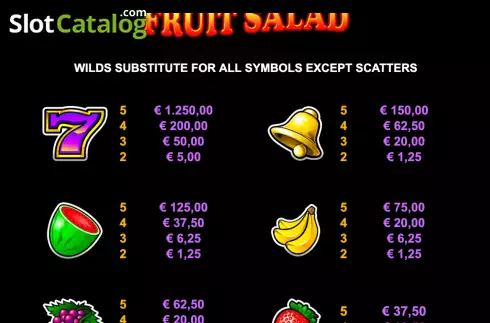 Game Rules 2. Fruit Salad slot