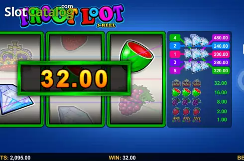 Captura de tela5. Froot Loot 3-Reel slot