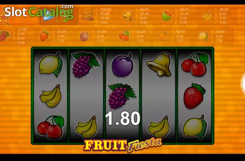 Skärmdump4. Fruit Fiesta 9 Line slot