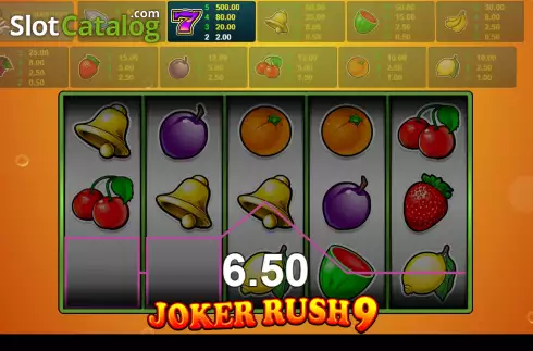 Skärmdump3. Joker Rush 9 slot