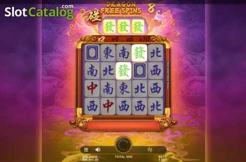 Free Spins Win Screen 3. Pong Pong Mahjong slot