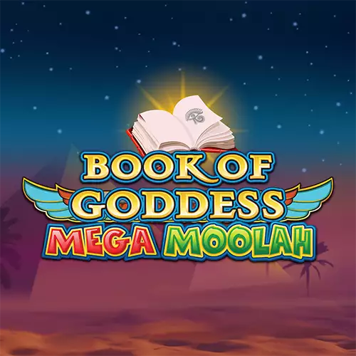 Book of Goddess Mega Moolah ロゴ